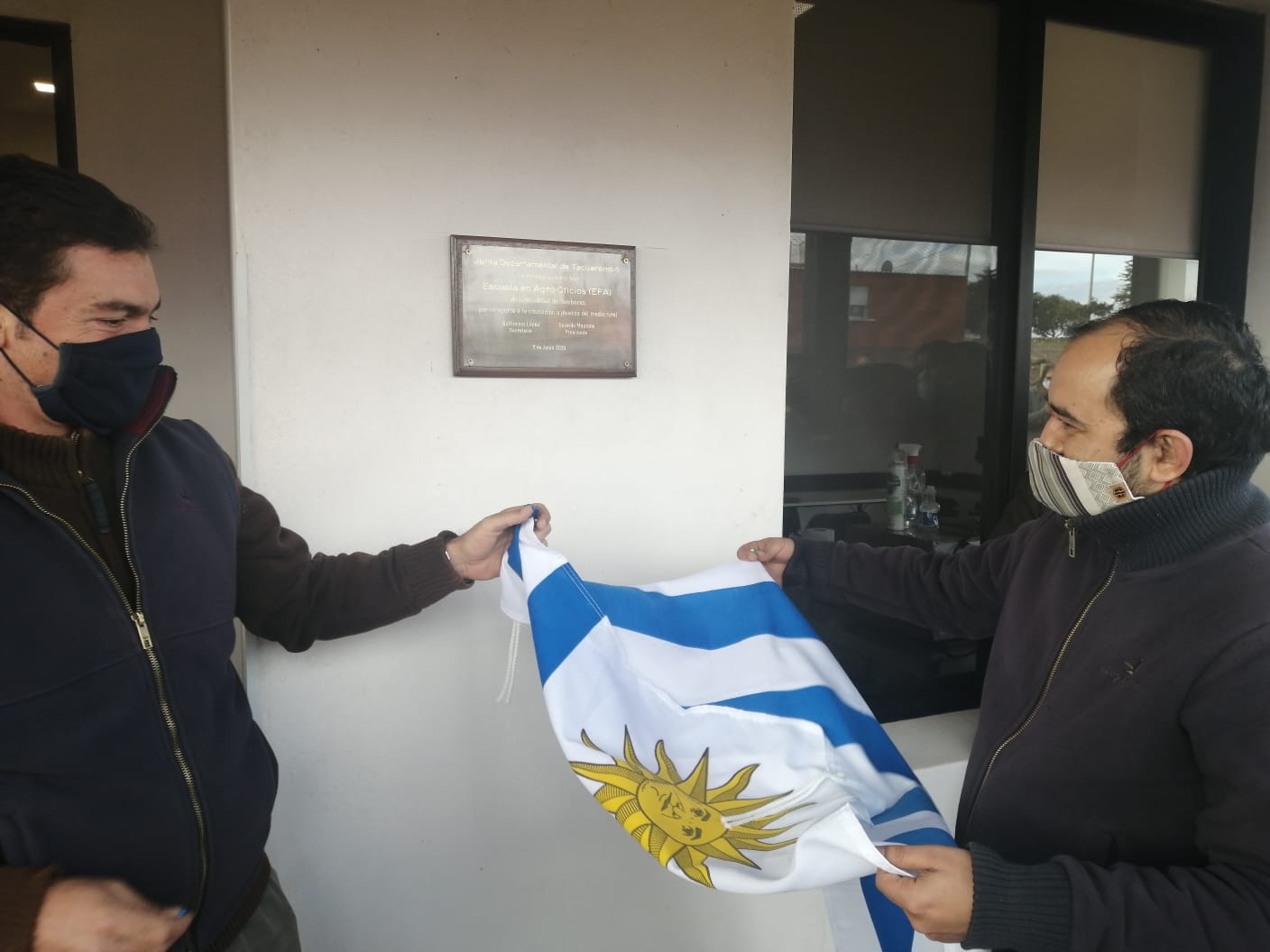 Junta Departamental realizó reconocimiento a Escuela de Oficios Agrícolas.