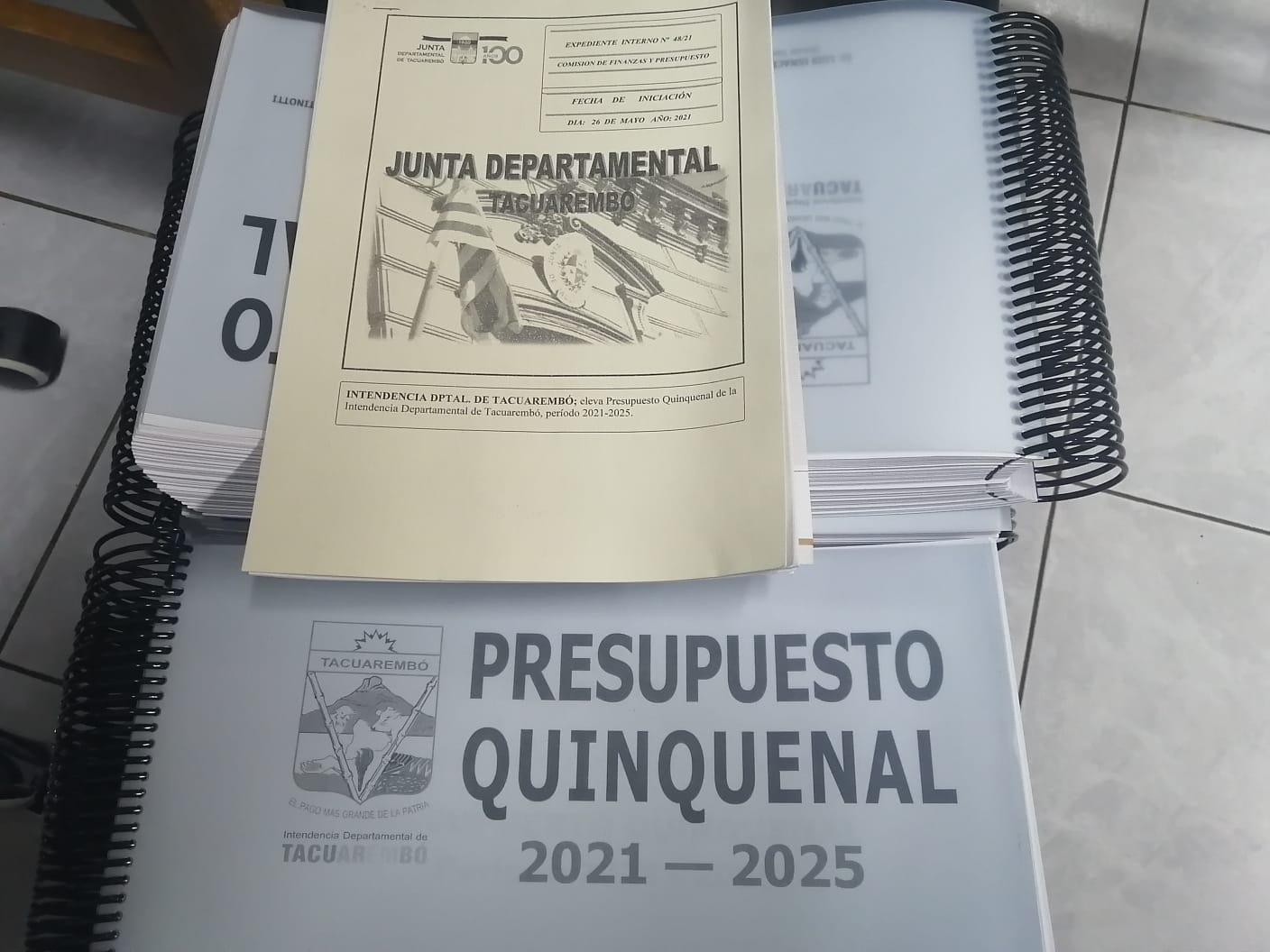Ingresó a Comisión de Finanzas el presupuesto quinquenal de la Intendencia