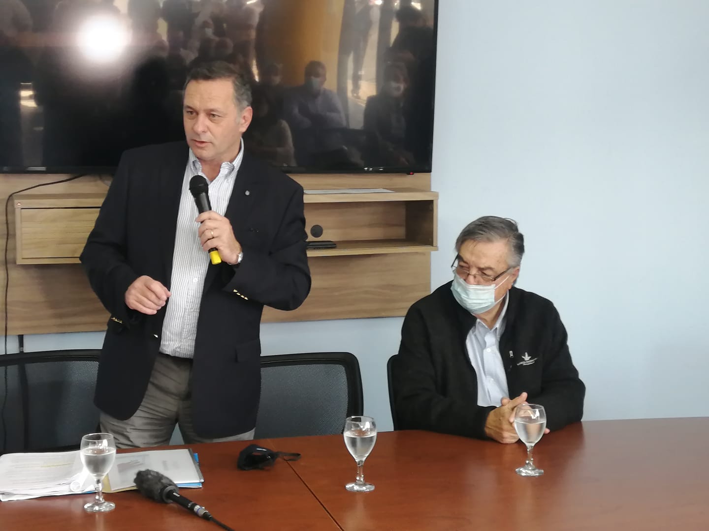 Presidente Felipe Bruno acompañó gira del Secretario de Presidencia.