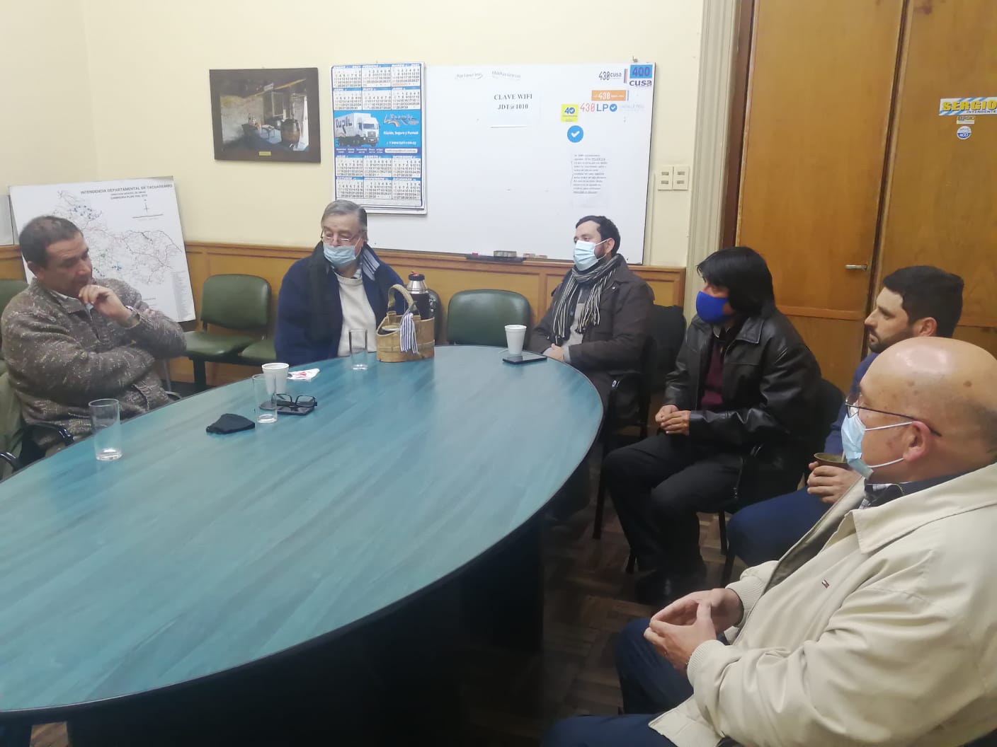 Senador Da Silva se reunió con apicultores y Comisión de Agro en la Junta Departamental