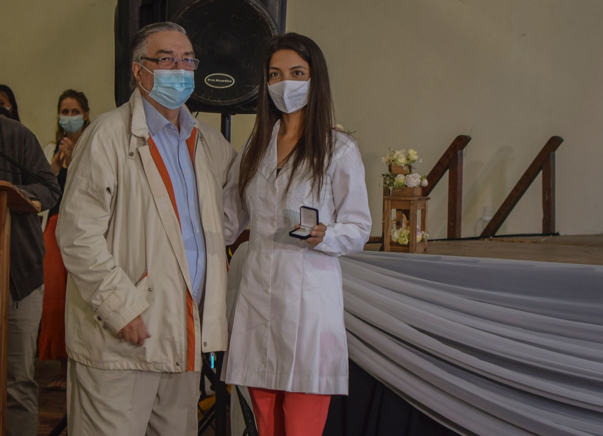 Presidente de la Junta en acto de Colación de Grado